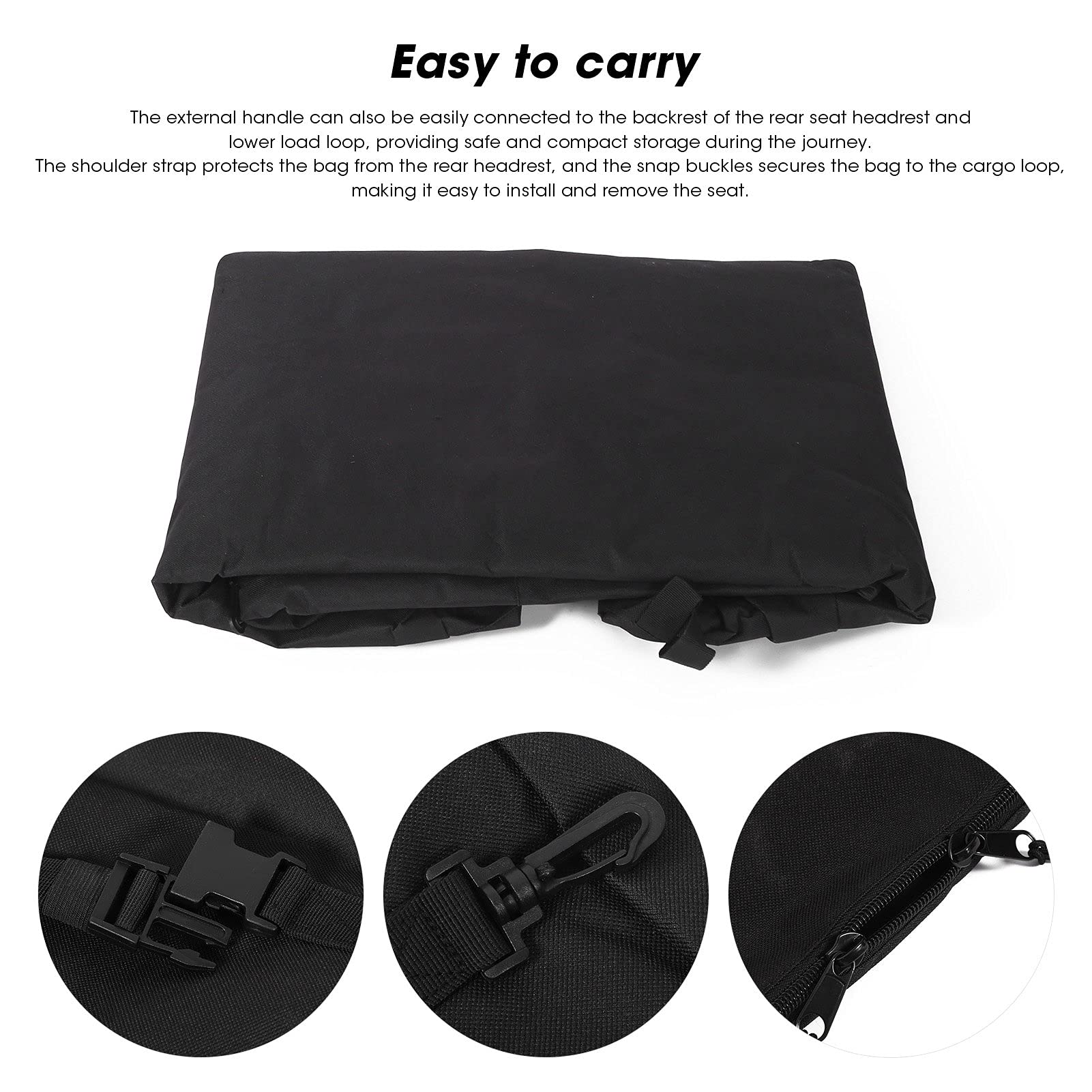 Bolsa de almacenamiento rígida para coche Aramox maletín de transporte bolsa de techo impermeable con asa de mantenimiento compatible con Jk/Jl