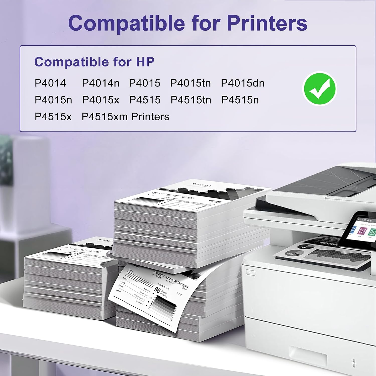 64A CC364A Compatible High Yield Black Toner Cartridge, Replacement for HP 64A 64X CC364A CC364X, for LaserJet P4014N P4014DN P4015N P4015X P4015DN P4515N P4515X P4014 P4015 Printers (1-Pack)