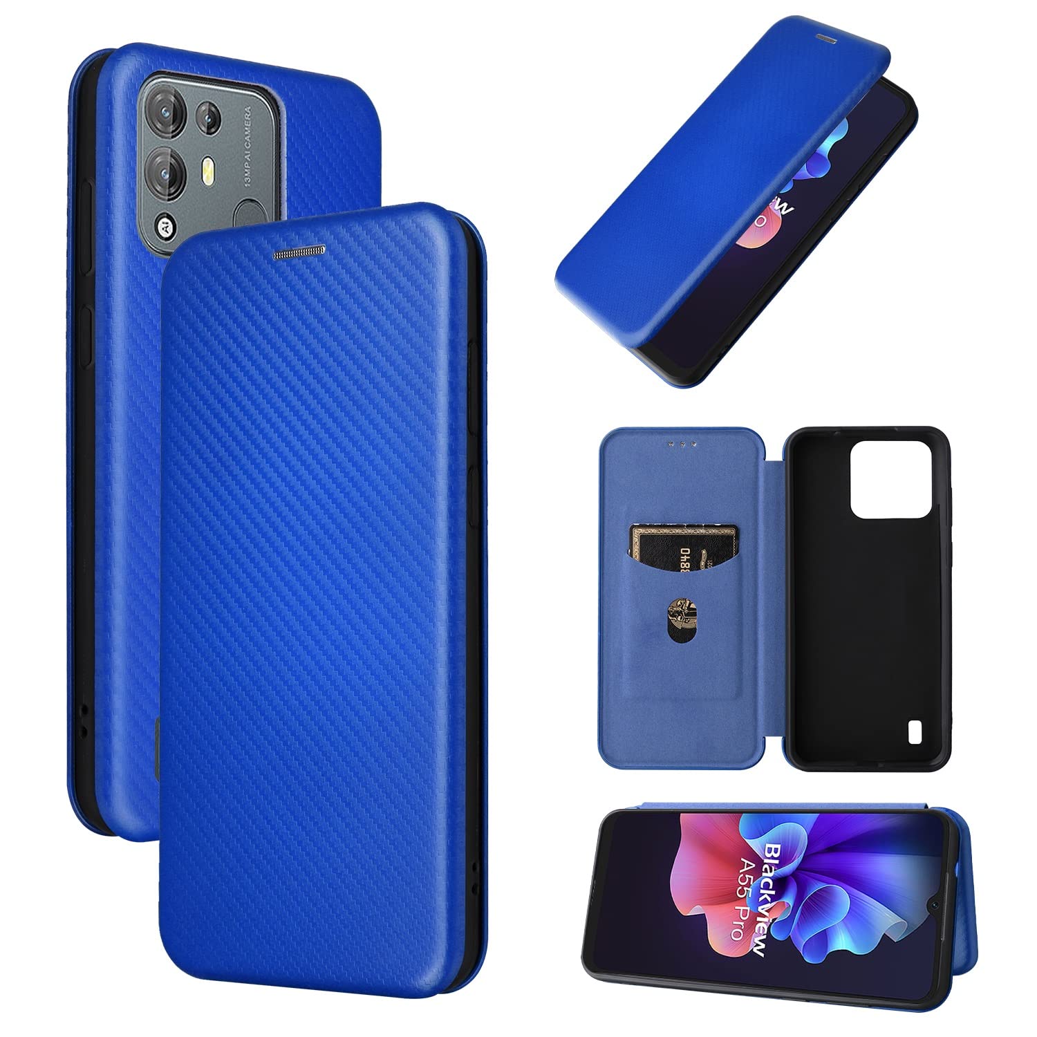Coque Blackview A55 Pro housse protection complète PU - 8