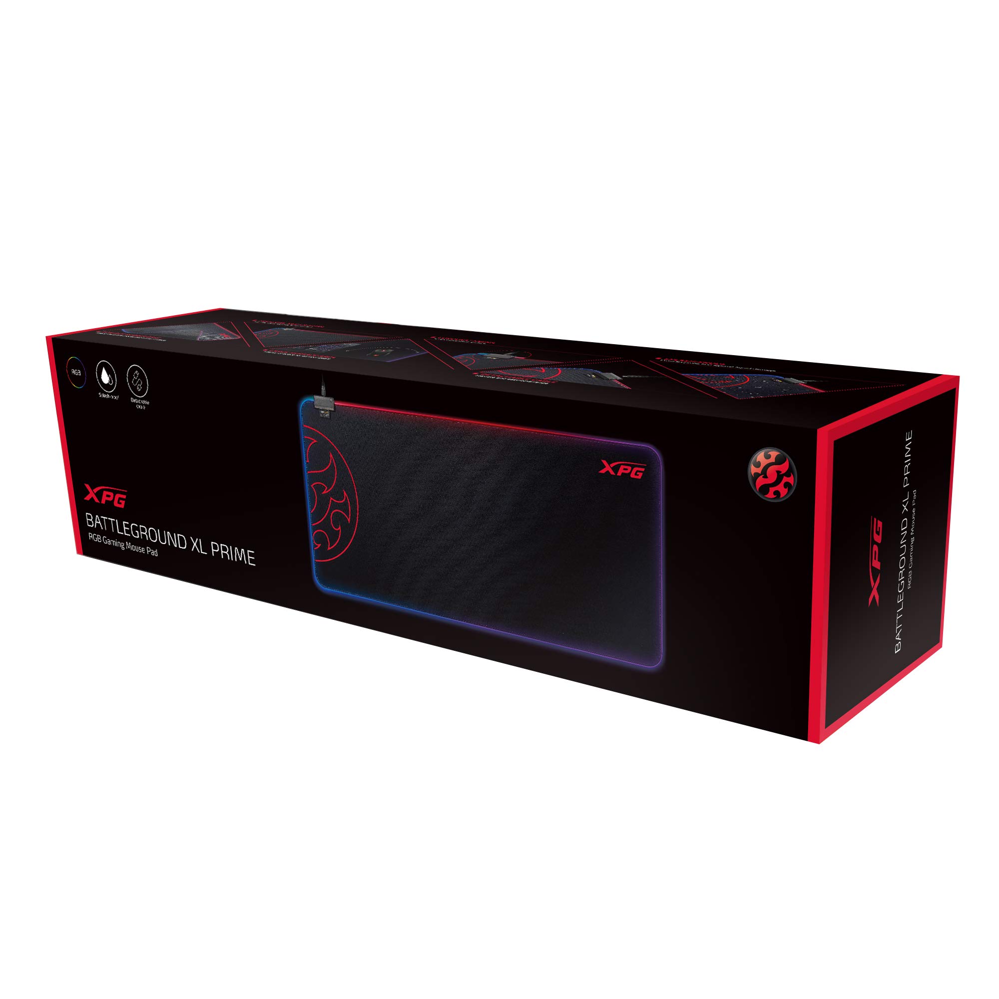 Amazon.co.jp: XPG BATTLEGROUND XL PRIME RGB Gaming Large Mouse Pad