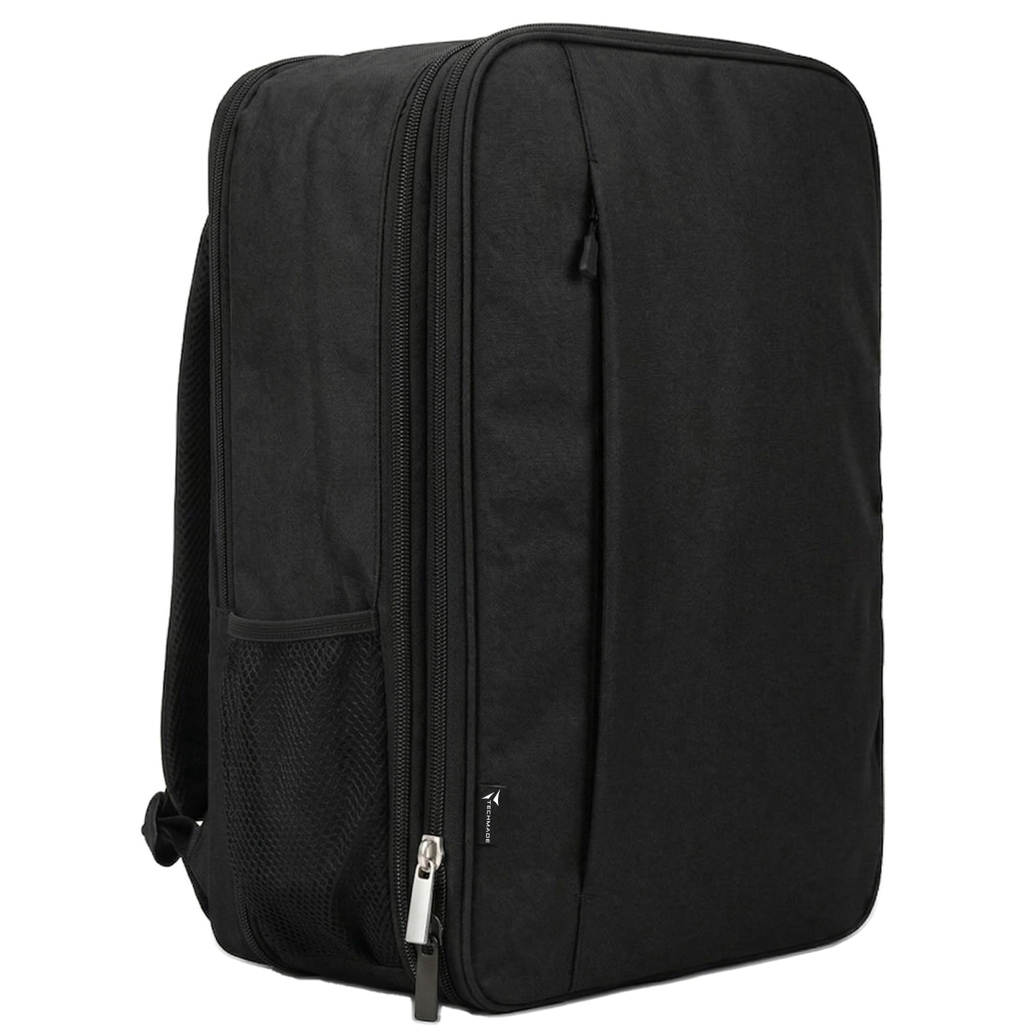 TECHMADE Zaino Ryanair Estendibile 30x15x40 cm, Bagaglio a Mano per Aereo, Compatibile Laptop 17.3", Ideale per Viaggi, Lavoro, Scuola, Design Elegante, Resistente, Spallacci Imbottiti