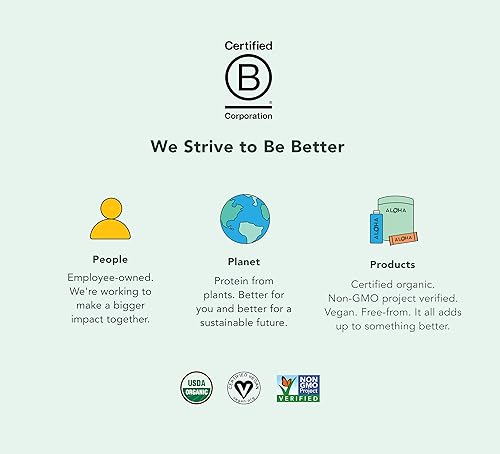 Miniatura 6 de ALOHA Barritas de proteínas orgánicas a base de plantas 4 sabores barras de 198 onzas aperitivos veganos bajos en azúcar sin gluten bajos en