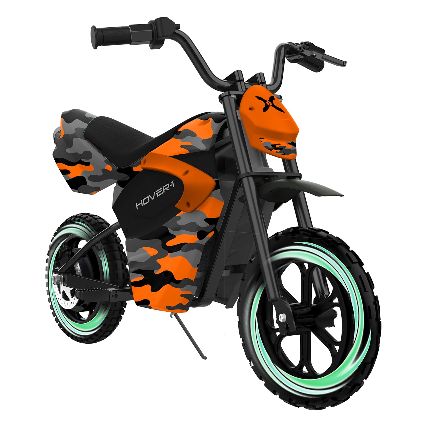 Hover-1 My First Dirt Bike for Kids - 300W Motor, 9MPH Max Speed, 9 Mile Range, 12” Off-Road Tires, 120LB Max Weight, Twist Grip Throttle & Rear Disc Brake Electric Dirt Bike for Kids Ages 5+ Years