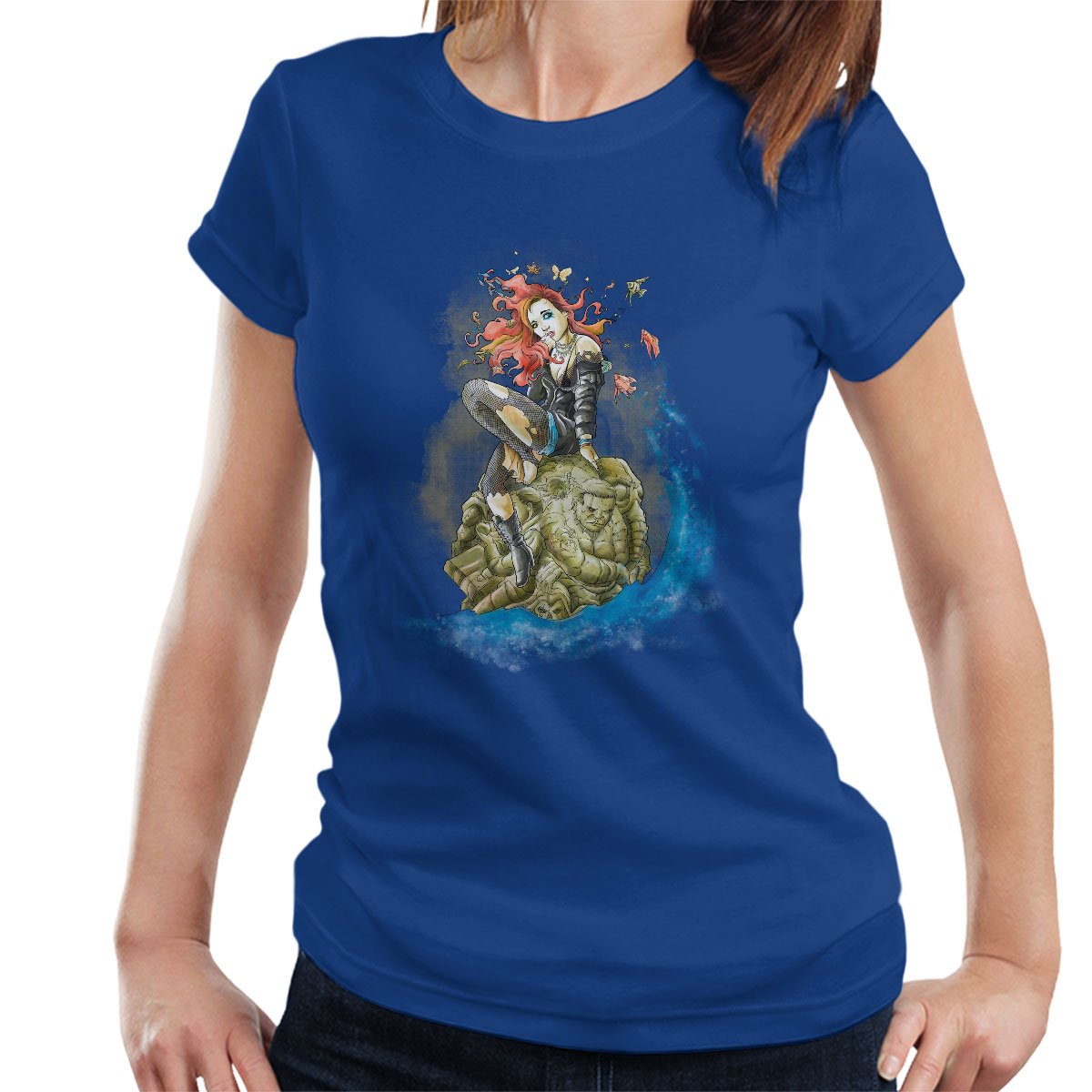 Cloud City 7 Women's Royal Blue Sandman Delirium T-Shirt