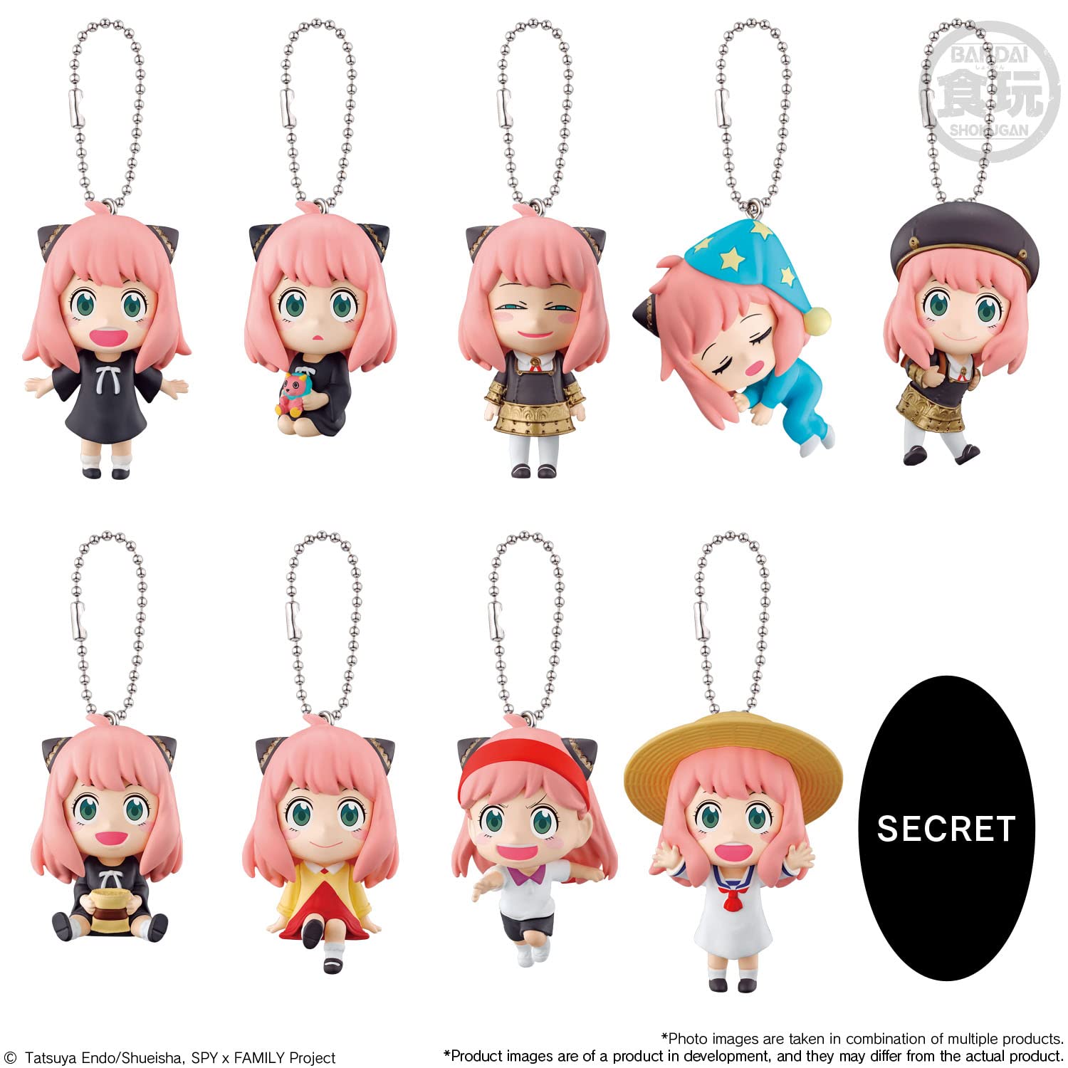 Bandai Shokugan Shokugan - Spy x Family Mascot (Box of 10), Mascot