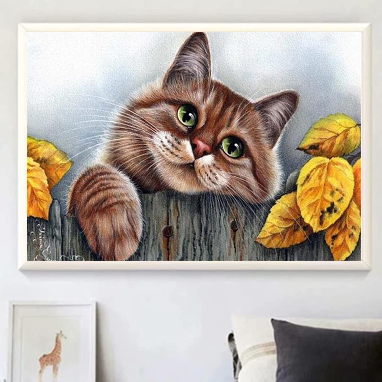 EXQUILEG Kit per pittura con diamanti 5D, per pittura con strass, per bambini, adulti, per la casa (80 x 100 cm)