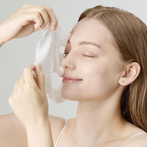 Miniatura 6 de 107 Mascarilla facial de aguacate, paquete de 5 hojas, infundida con aguacate y niacinamida, nutritiva e hidratante para pieles secas y sensibles,