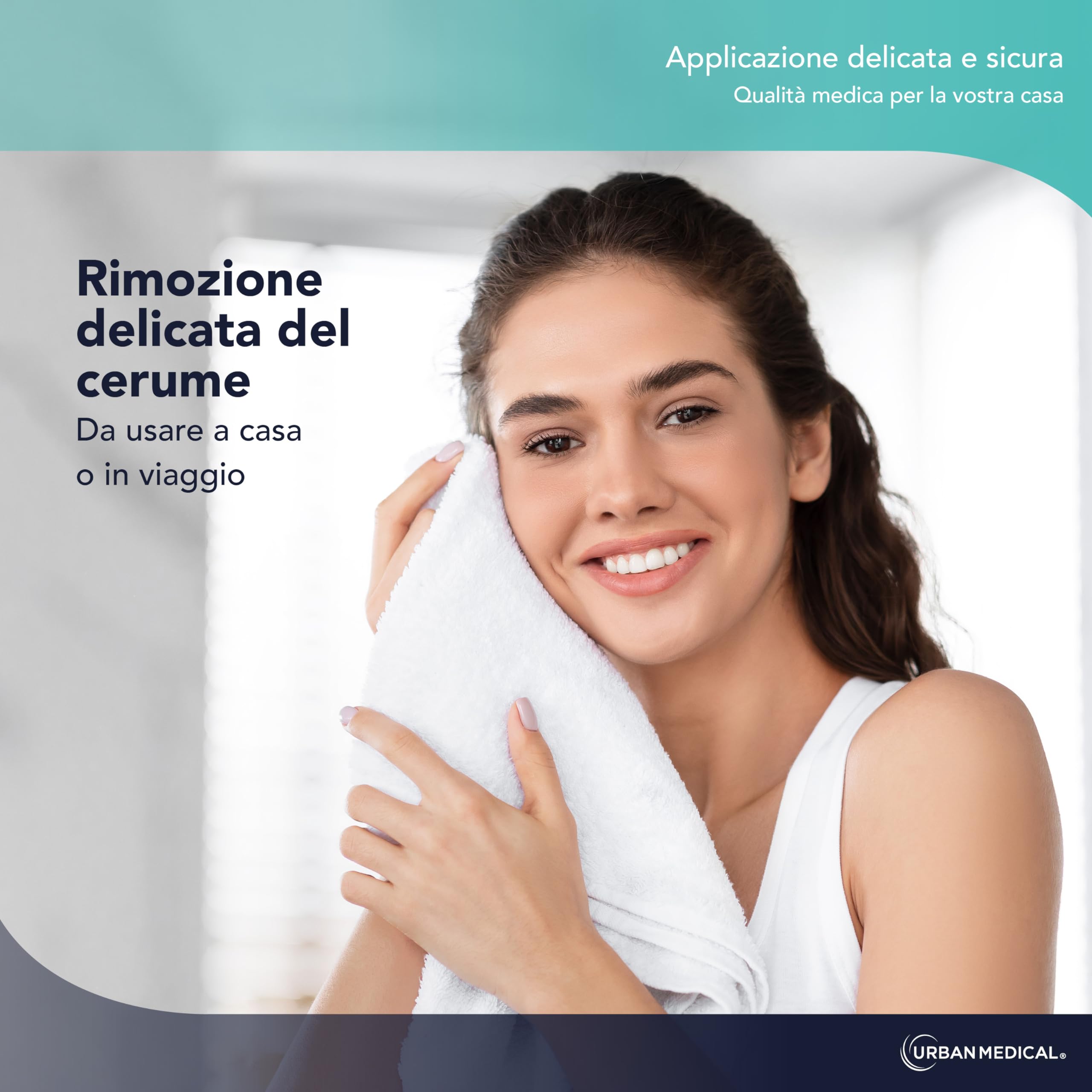 Pulisci Orecchie - Pulizia Delicata e Professionale tramite Siringa Auricolare - Sicura ed Efficace per Adulti, Bambini e Neonati - Pulitore Auricolare Riutilizzabile - 200 ml