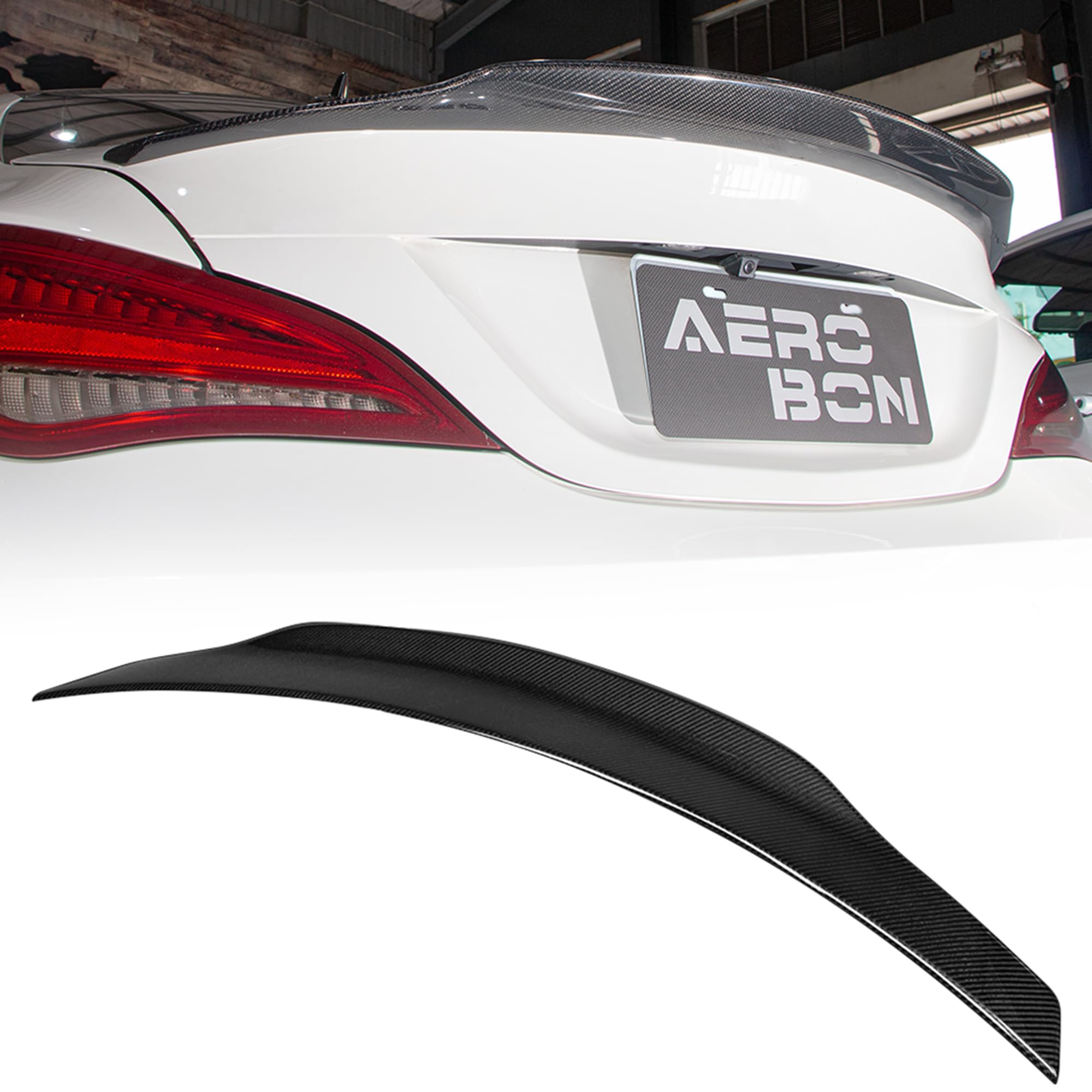 ⭐️今週処分します⭐️カーボンスポイラー Amazon | AeroBon 純正カーボンファイバートランクスポイラーウィング