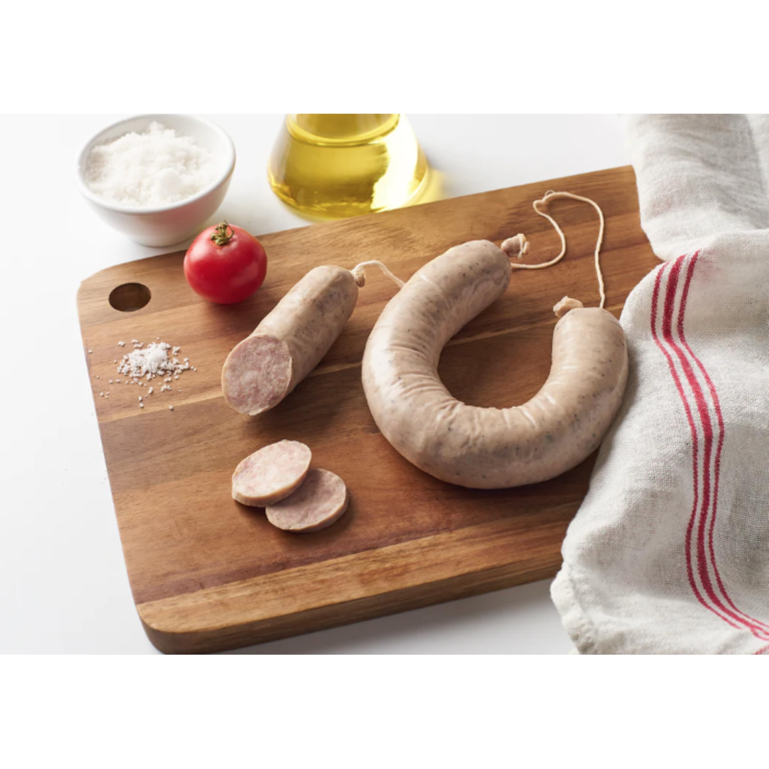 BUTIFARRA AL VACÍO Deléitate con el sabor tradicional de nuestra butifarra al vacío de cerdo, ¡listo para saborear en cualquier momento del día
