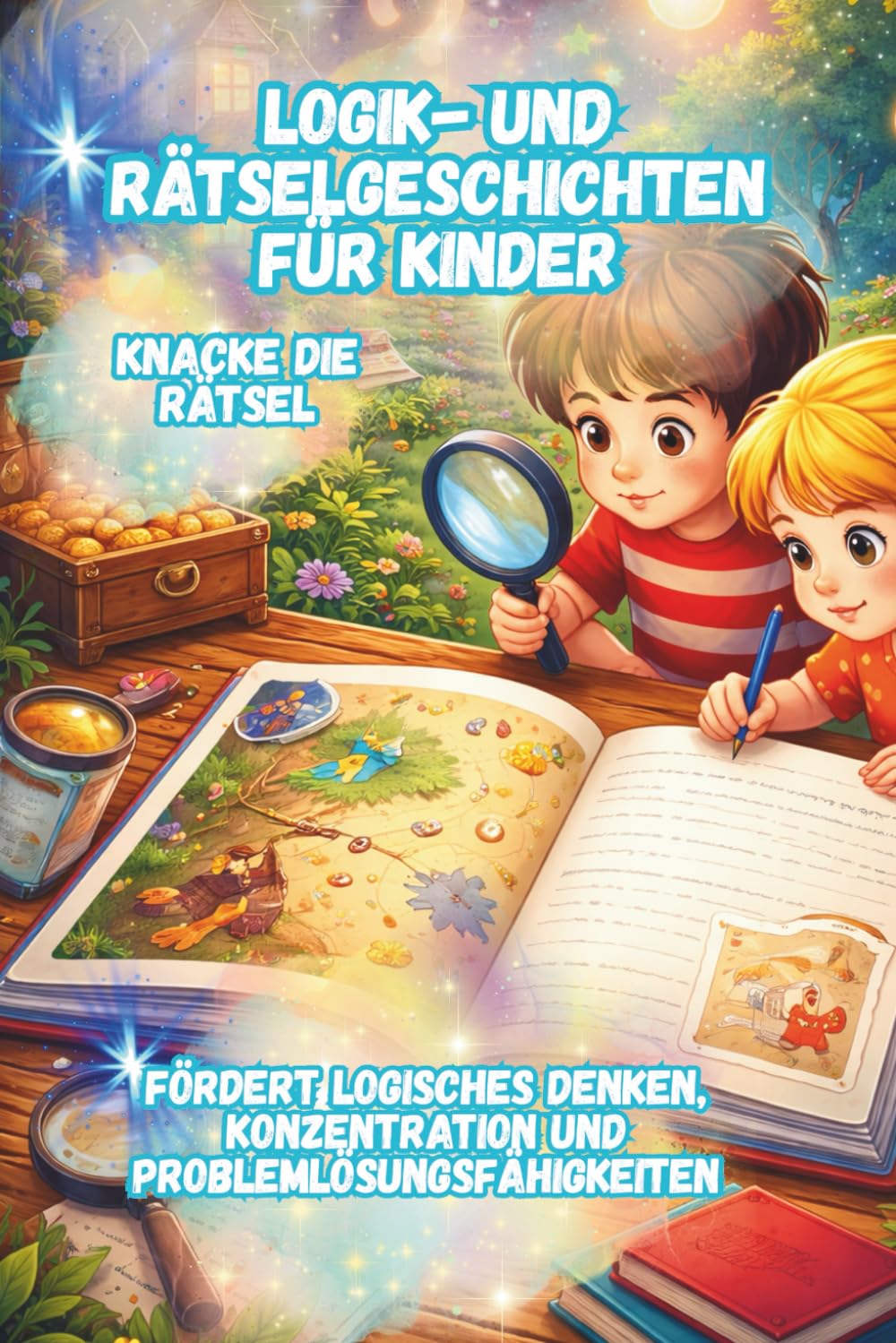 Logik- und Rätselgeschichten für Kinder Knacke die Rätsel: Fördert logisches Denken, Konzentration und Problemlösungsfähigkeiten | Für die 1.–5. Klasse