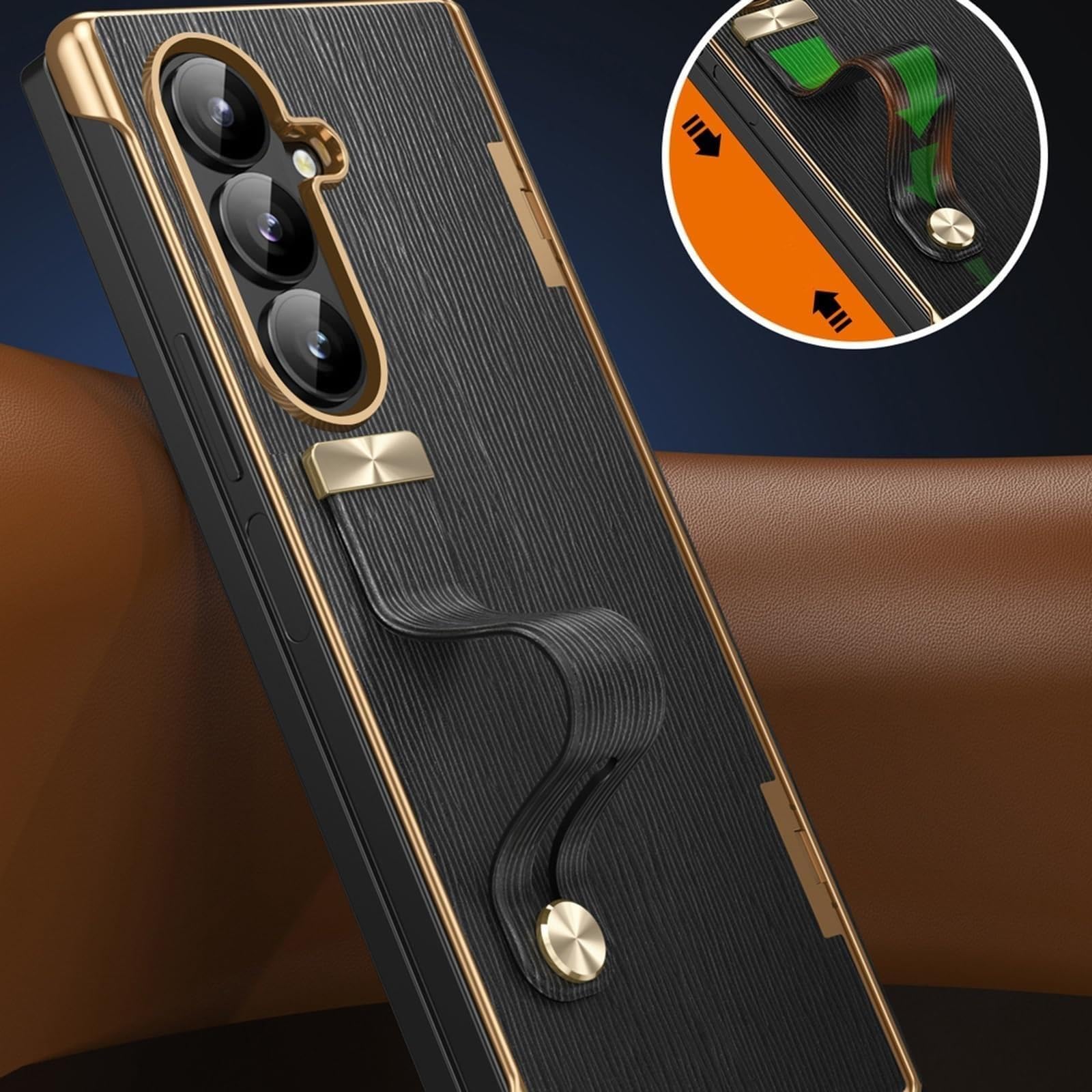 Custodia Per Samsung Galaxy Z Fold 8 Ultra, Placcatura Antiurto Case