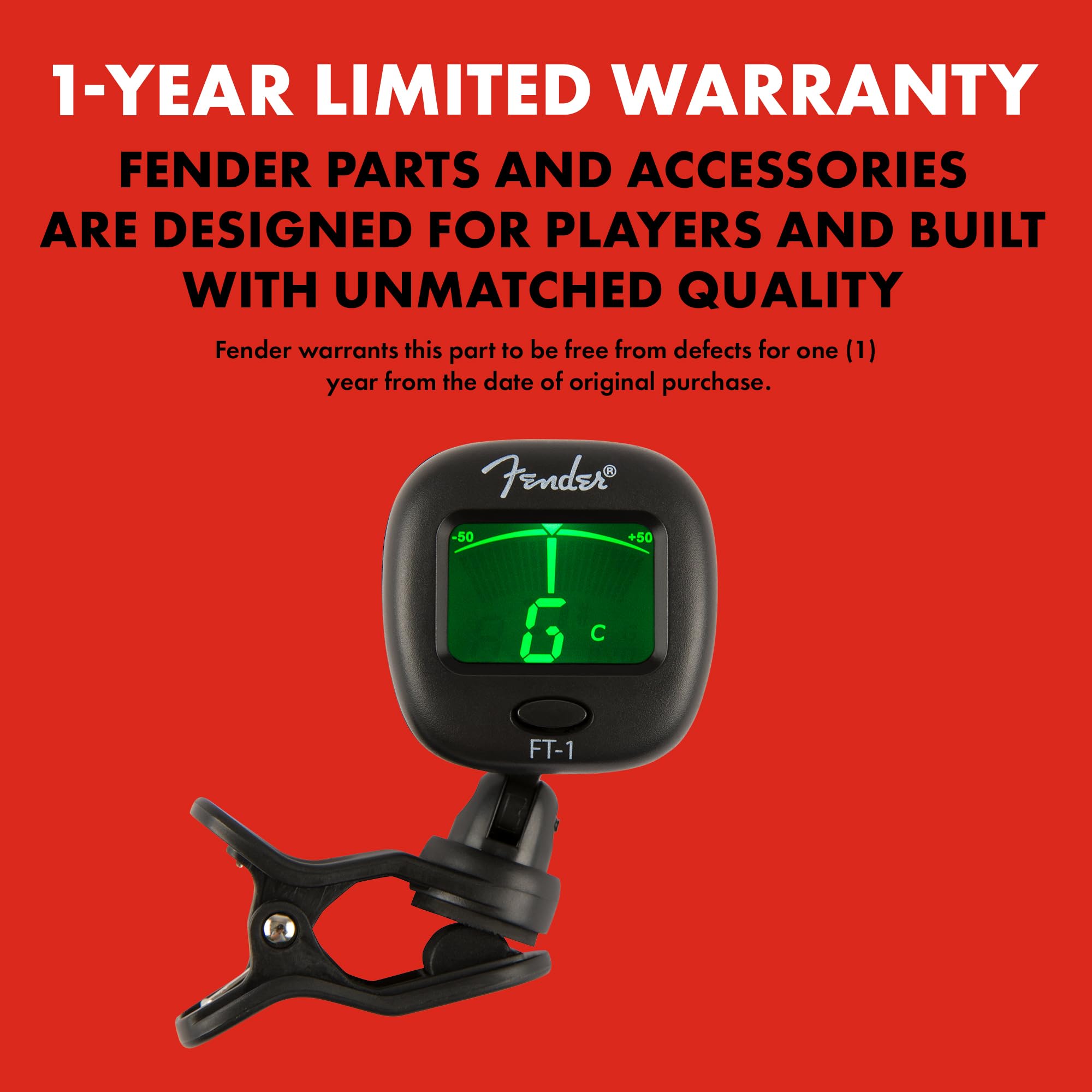 FT-1 Pro Clip-On Tuner, czarny