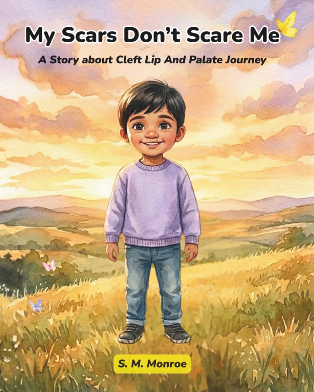 My Scars Don't Scare Me: A Story about Cleft Lip And Palate Journey, Cleft Lip, Cleft Palate | 8X10 inches, 29 pages | Perfect Storybook For Children With Birth Difference
