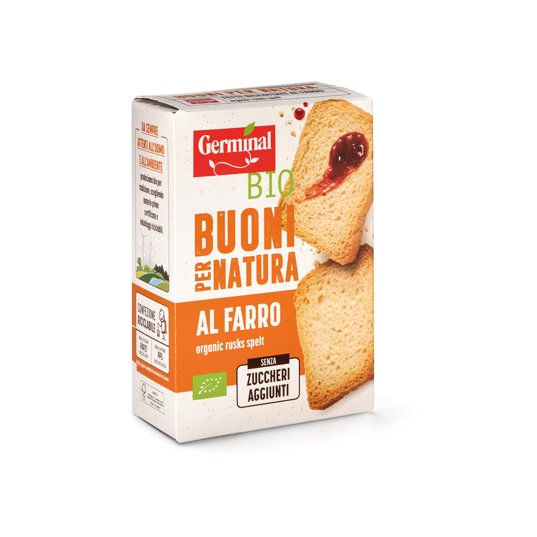 Germinal Bio Fette Biscottate Farro - 200 gr