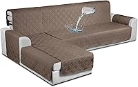 Vista 19 de TAOCOCO Fundas de Sofá Seccional 100% Impermeables en Forma de L, Fundas de Sofá de 3 Piezas, Funda de Chaise Lounge para Mascotas y Niños, Fundas