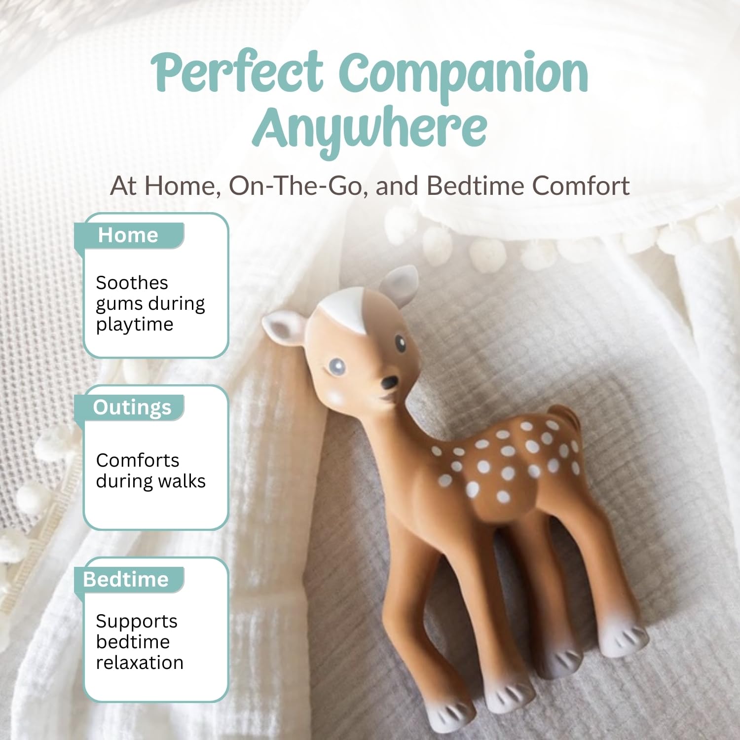 Sophie la Girafe FanFan The Fawn Teether and Comforter Set