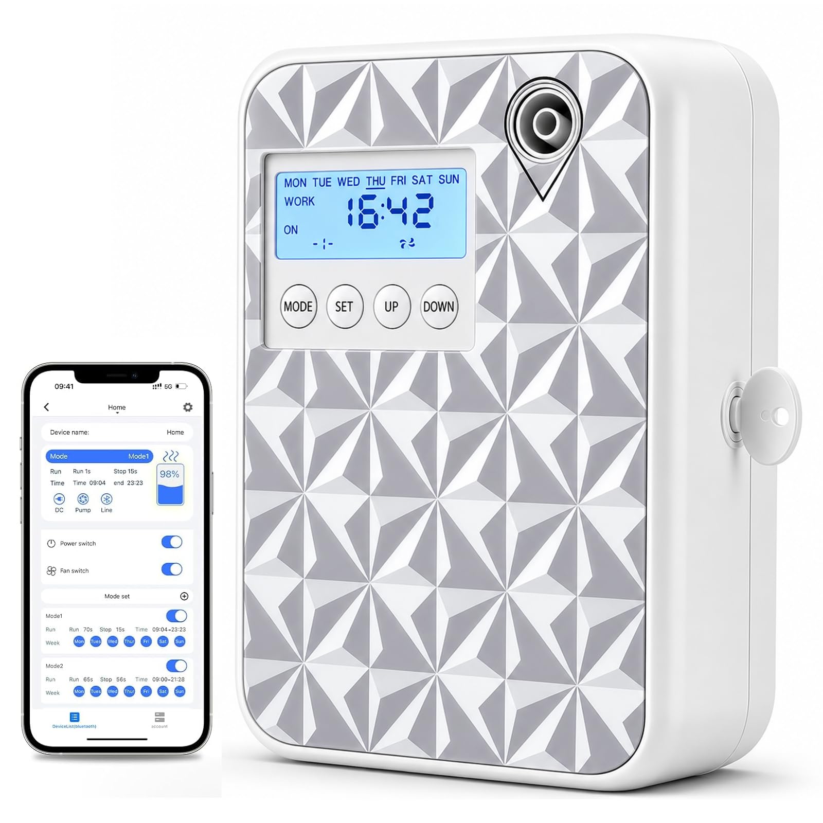 Diffuseur d'arômes sans eau 500 ml avec commande par application