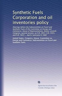 Synthetic Fuels Corporation and oil inventories policy