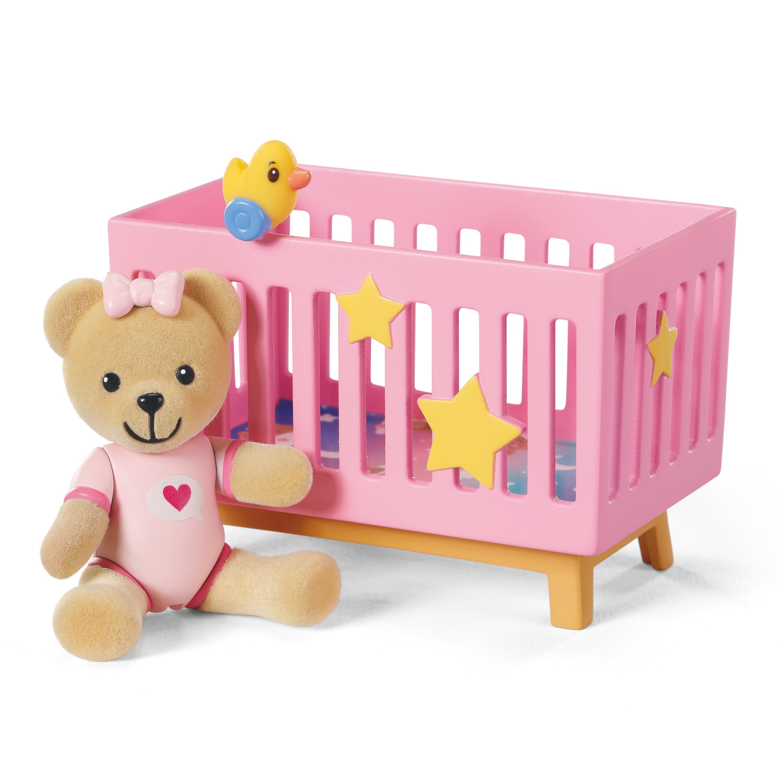 BABY Born Mini Teddy Playset with Mini Teddy, Playpen and Duck, 906293 Zapf Creation