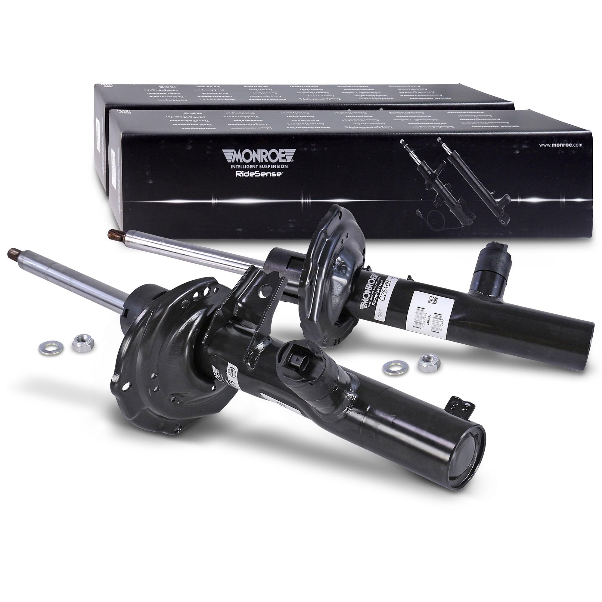MONROE 2x Amortisseur Jambe de suspension Pression de gaz des deux côtés de l'essieu avant Compatible avec VW Golf 7 3/5 portes 5G1, BQ1, BE1, BE2 C2516S