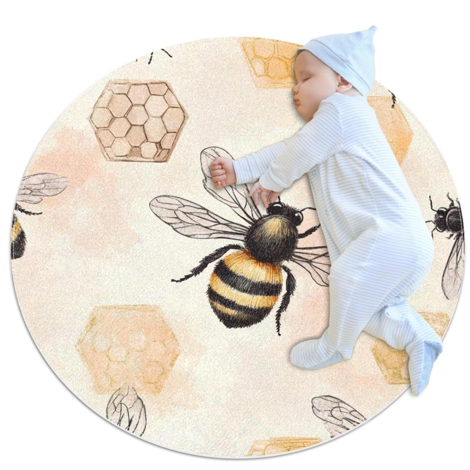 Tapis de douche rond pour chambre enfant et sécurité de la famille