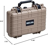 Vista 8 de MEIJIA Funda rígida protectora impermeable portátil para todo tipo de clima, funda para cámara pequeña, funda seca con espuma personalizable