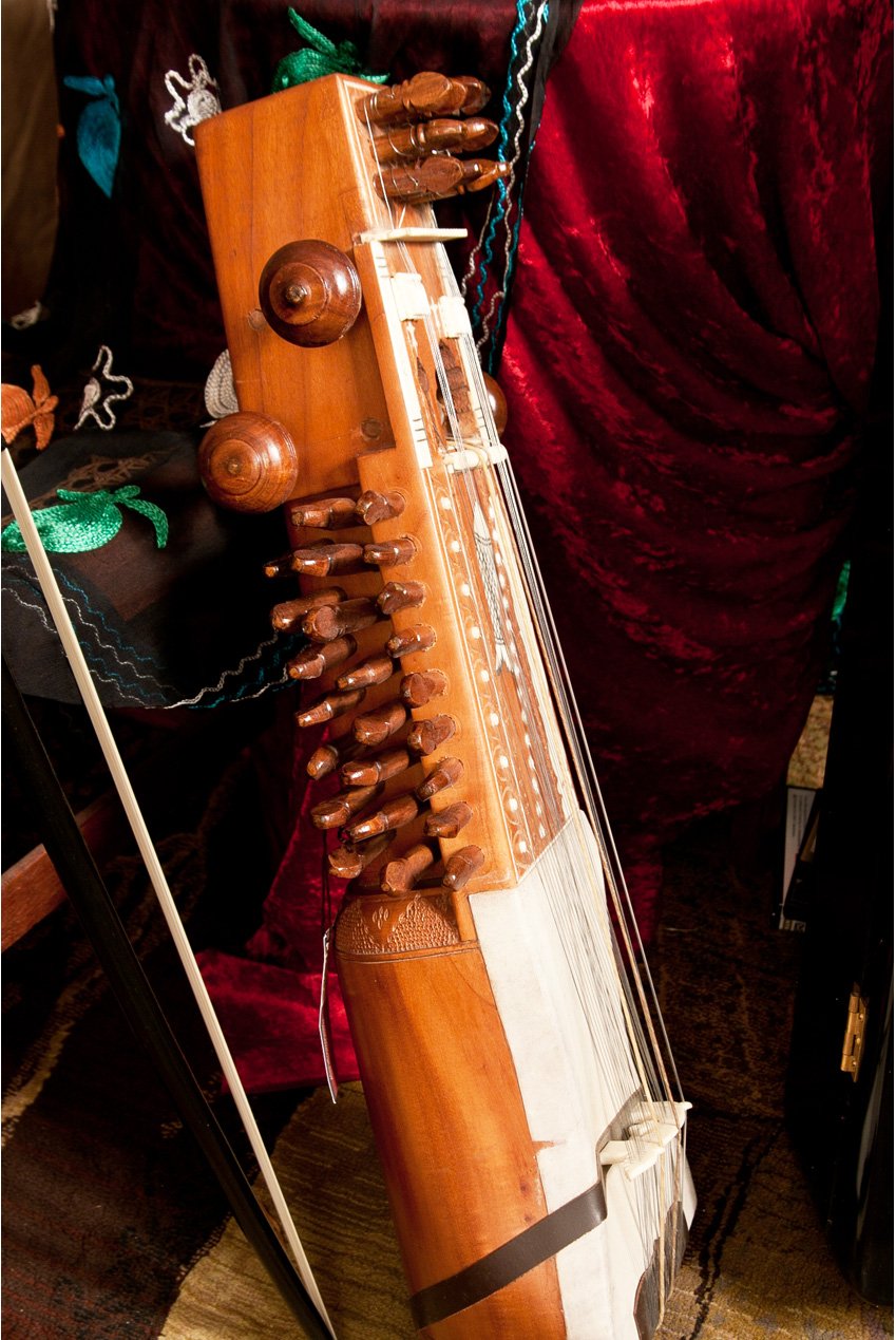 banjira Sarangi w/ Fiberglass Case - Image 5
