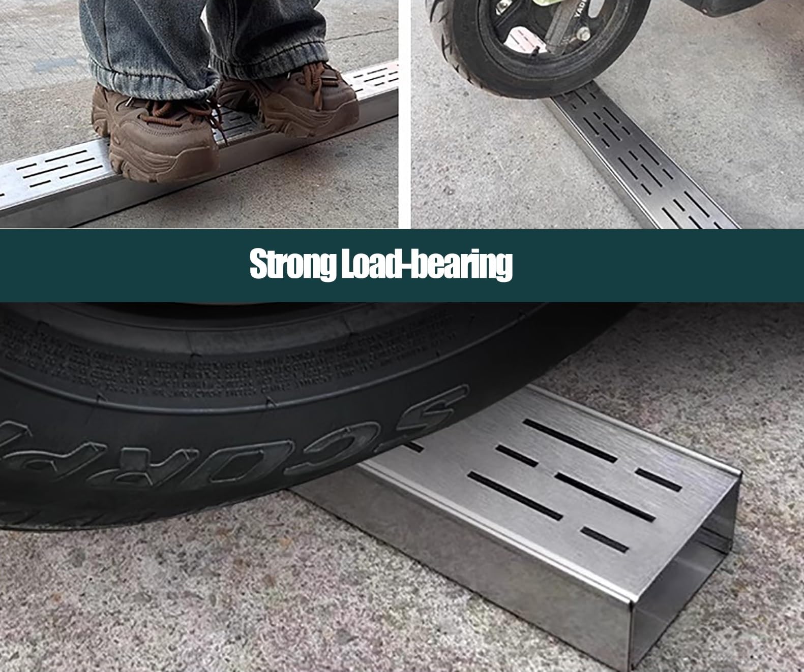 Caniveau Exterieur Caniveau D'évacuation D'eau Pour Patio En Acier