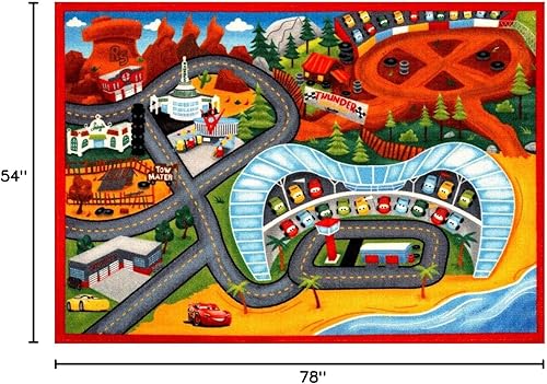 Miniatura 3 de Disney Alfombrilla de Cars, el rayo McQueen HD, impresa, ideal para el área de habitación de los niños, decoración, ropa de cama, alfombras 5x 7,
