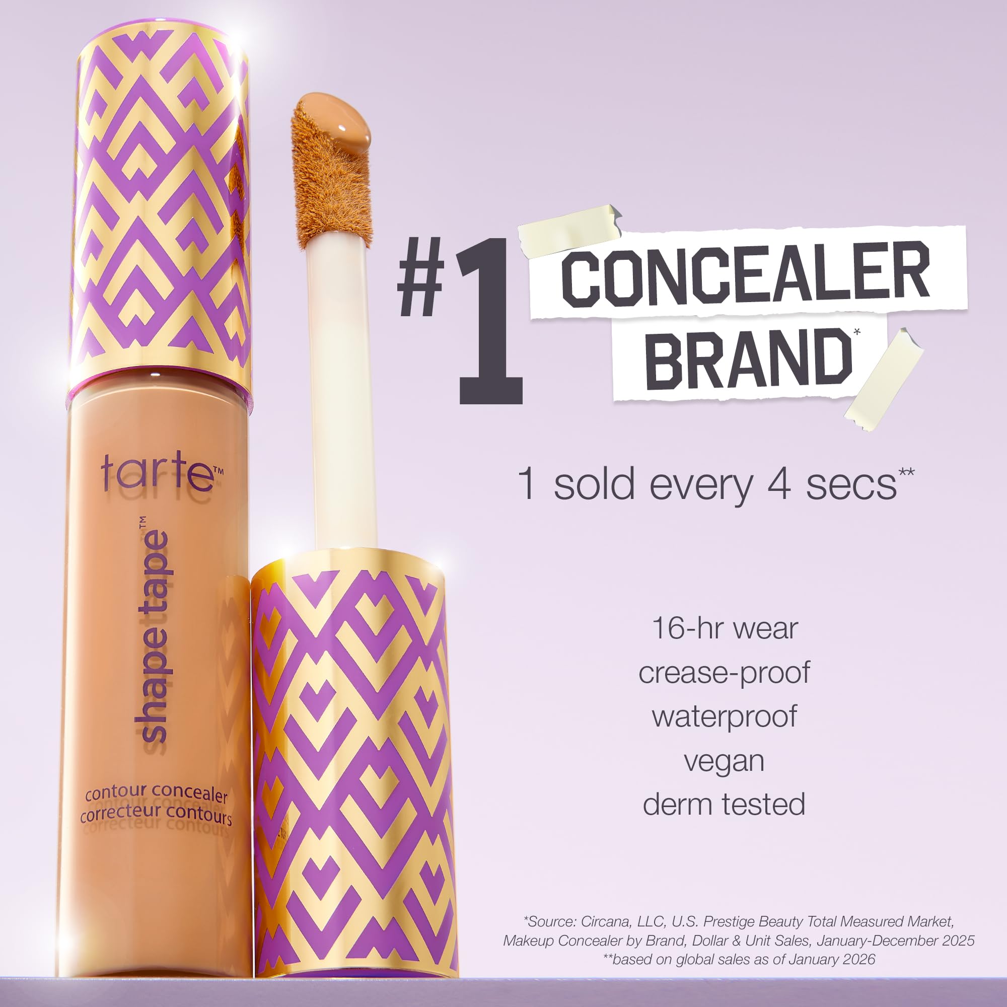 Tarte Shape Tape correttore da viaggio 16N chiaro neutro (pelle chiara a chiara con sfumature neutre)