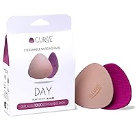 Vista 1 de Essential Day - 2 almohadillas de lactancia - Ultra absorbentes - Almohadillas para el pecho reutilizables y lavables - Fugas pesadas - Permanece