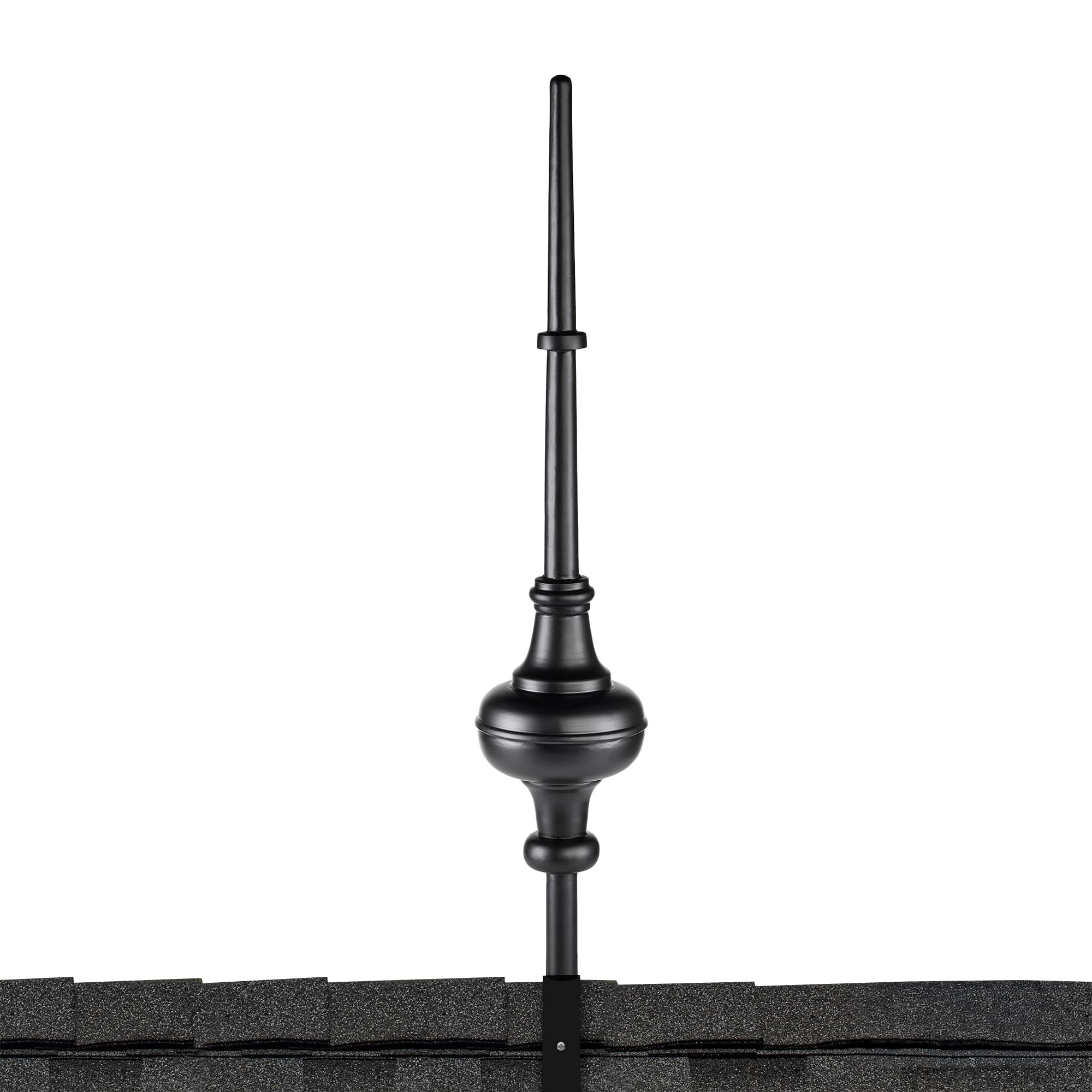 28" Morgana Aluminum Rooftop Finial with Roof Mount by Good Directions