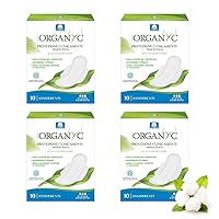 Organyc Assorbenti Giorno con Ali Ripiegate in Cotone Certificato 100% Biologico