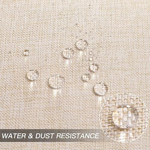 Miniatura 5 de OTOSTAR Juego de 2 fundas de almohada impermeables para exteriores de 18 x 18 pulgadas, fundas de almohada decorativas para patio, jardín, fundas