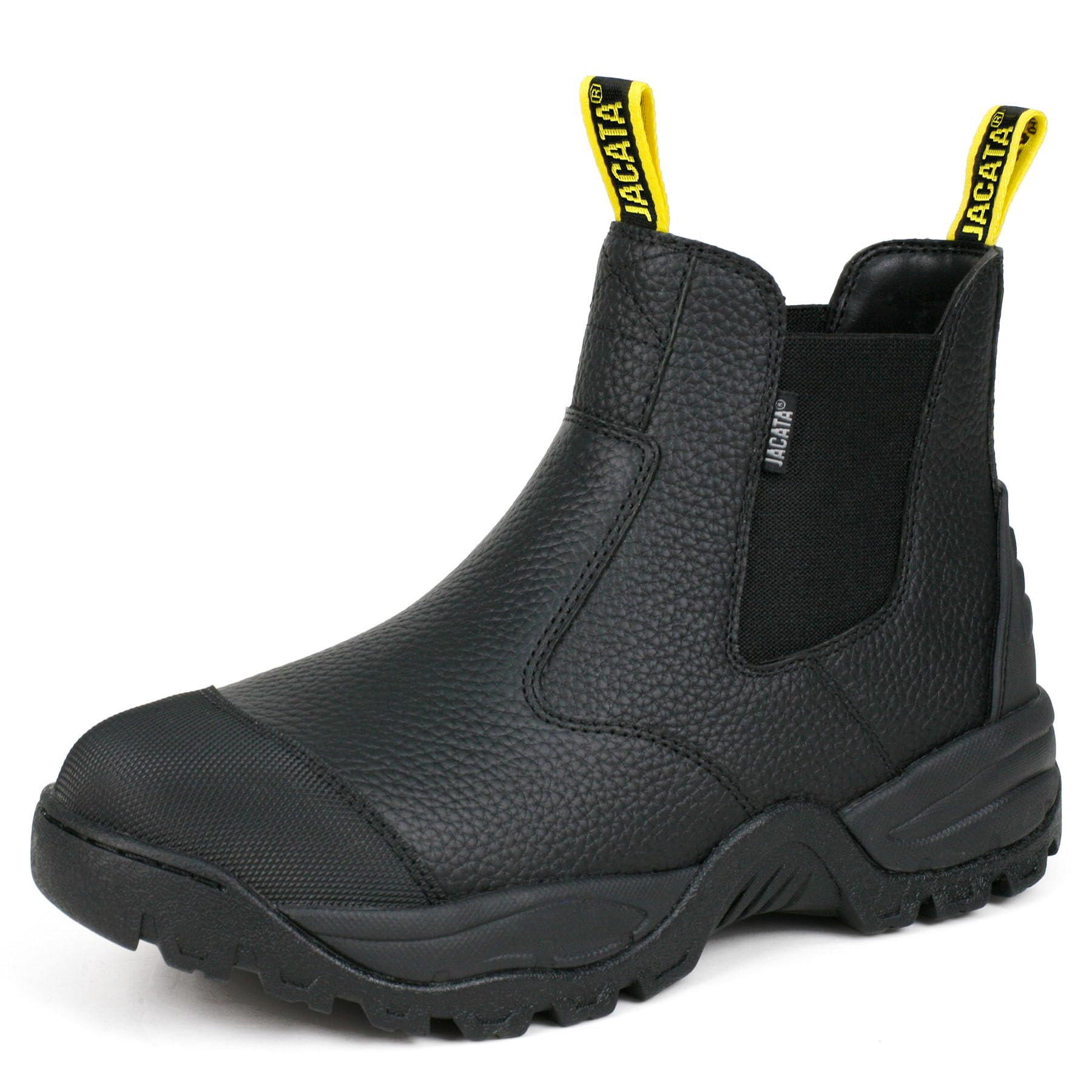 Mens Work Boots Chelsea Slip On Boot For Men Men's Industrial Construction Soft Toe Shoes…