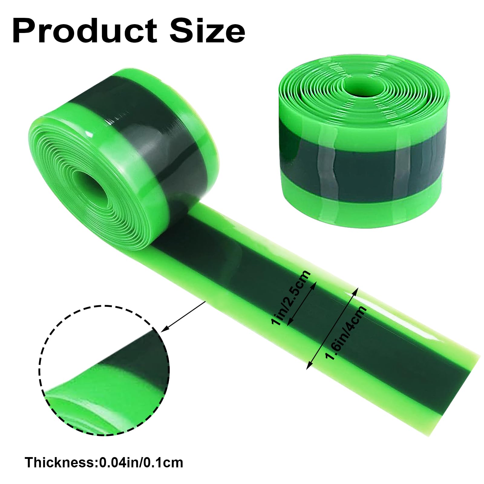 Bike Tire Liner, Inner Tube Bicycle Flat Protector Help Prevent Flats and Punctures Compatible Protects Inner Tire Tube with TPU Liner with 12