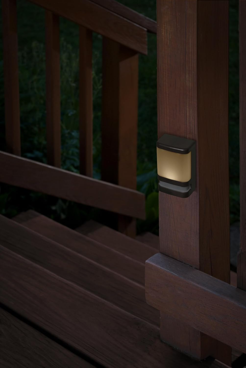 Xodus Innovations BL625-3 Motion Sensing Stair and Deck Light, LED, Battery Operated, Dusk to Dawn Sensor, 30 Seconds or 5 Minutes Brightness Setting, Indoor and Outdoor