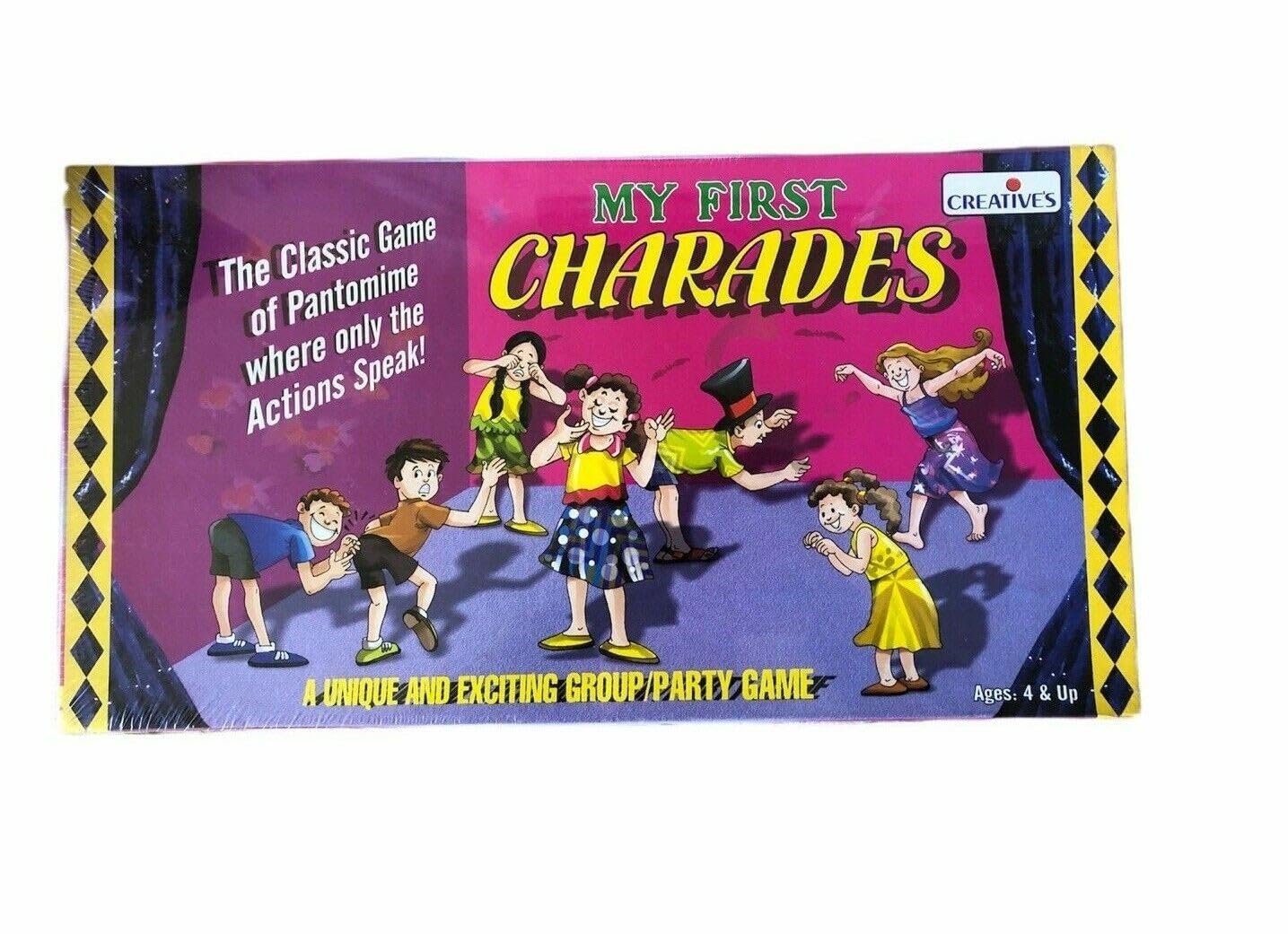 Creative’s My First Charades | Board Games | Learning & Educational | Family Board Games | Word Play charades Game |Entertainment & Educational | Acting and miming Game | for Ages 4& up