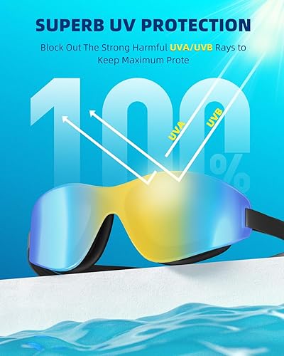 Miniatura 2 de Tripsky Swim Goggles, Rimless polarized swimming goggles for Adult Men Women Youth