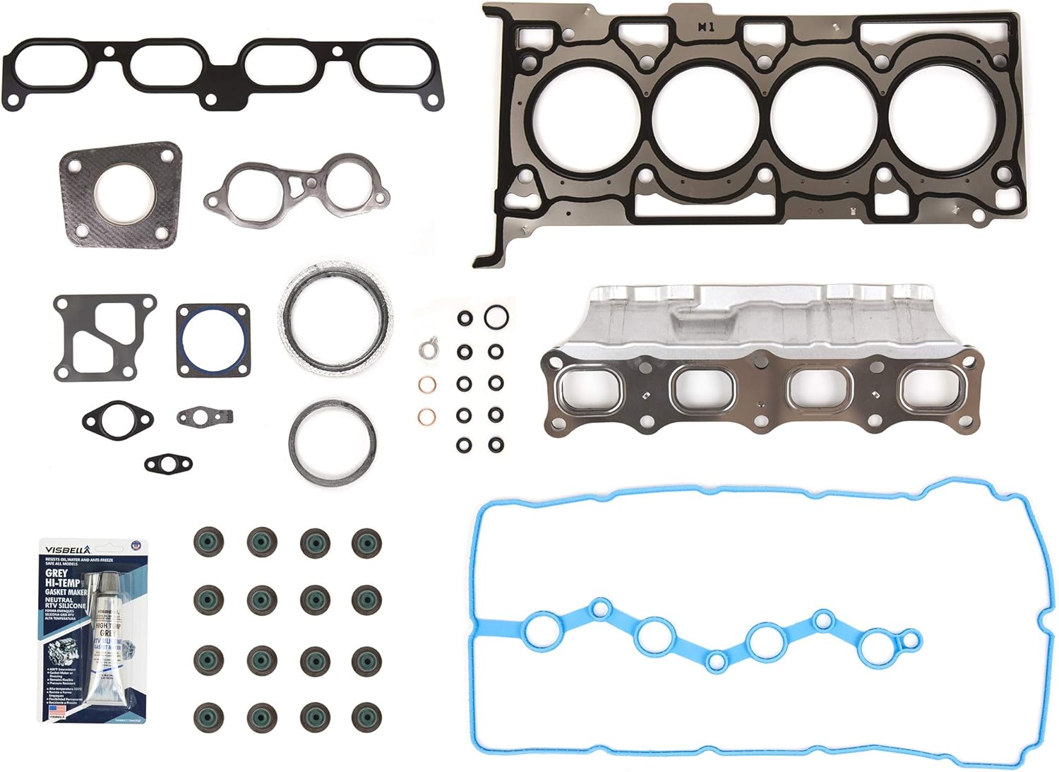Evergreen HS5072 Head Gasket Set Fits 08-15 Mitsubishi Lancer Evolution Turbo 2.0L DOHC 4B11T
