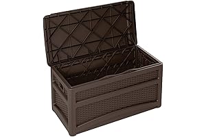 Suncast Outdoor Storage Bench: Java Paradise on Your Patio