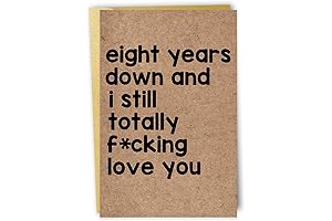 Bronze 8th Anniversary Card for Him