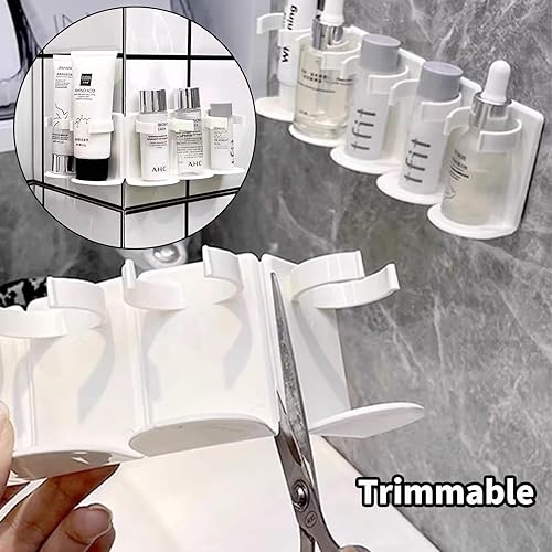 Miniatura 5 de Organización de especias para gabinete, estante adhesivo para especias con clips de agarre de especias, montaje en puerta de gabinete o pared para