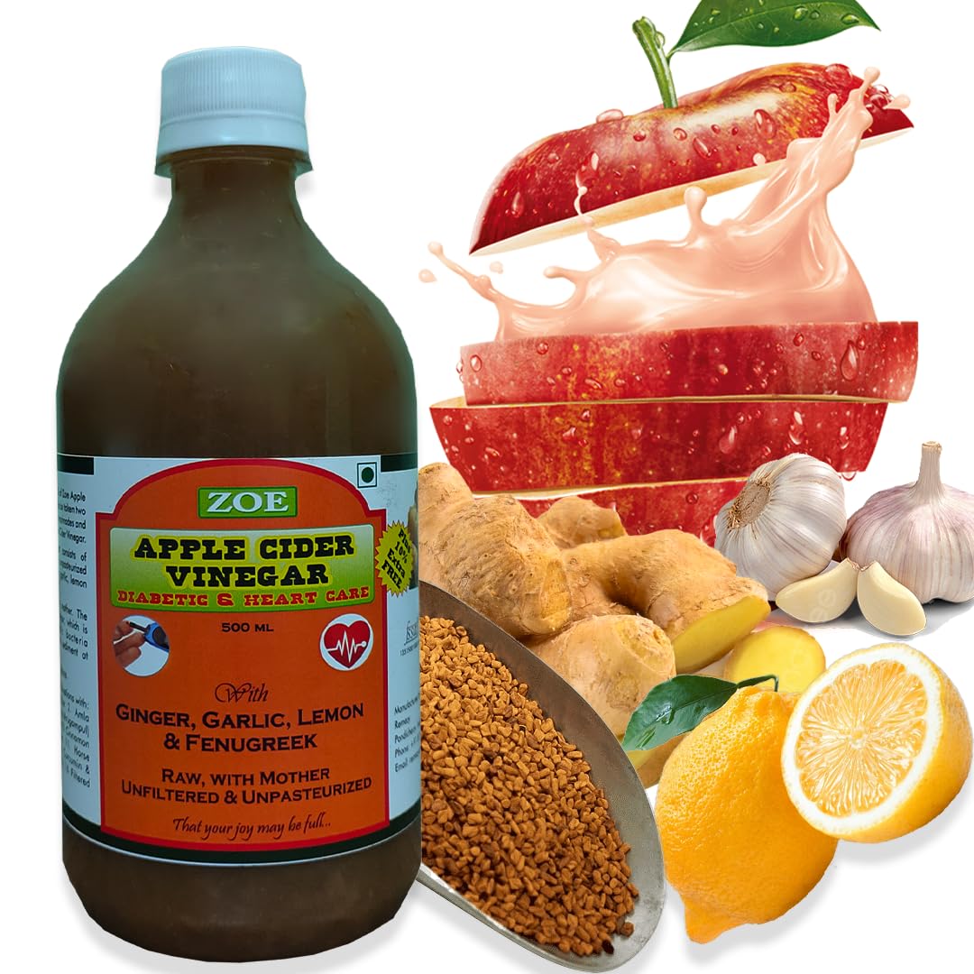 Zoe Apple Cider Vineger With Ginger, Garlic, Lemon, And Fenugreek, 500 Ml (B0CSDW7Q36) Amazon Price History, Amazon Price Tracker