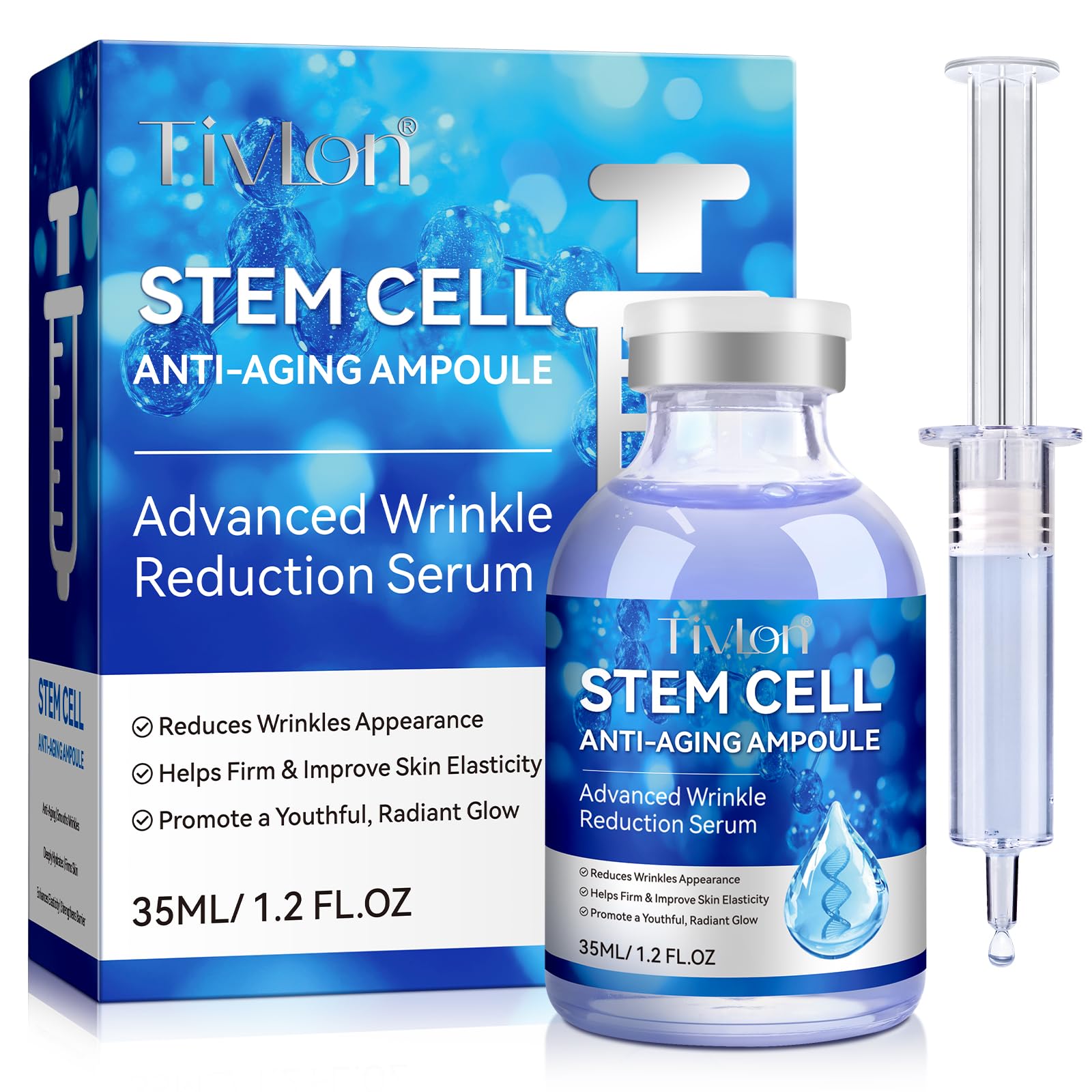 Stem Cell Serum for Face,Gentle Anti Aging Stem Cell,Revitalizes Skin