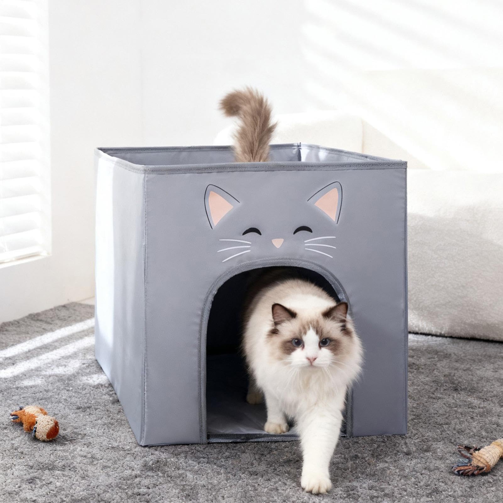 Lettiera portatile per gatti, pieghevole, portatile, a prova di perdite | Lettiera per gatti per gatti e interni, all'aperto a casa, in viaggio, in camper e in auto, in campeggio e in hotel