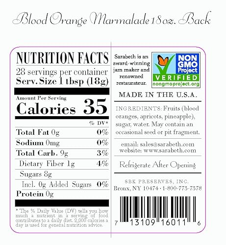 Sarabeth's Blood Orange Marmalade, 18 Ounce #TOP2