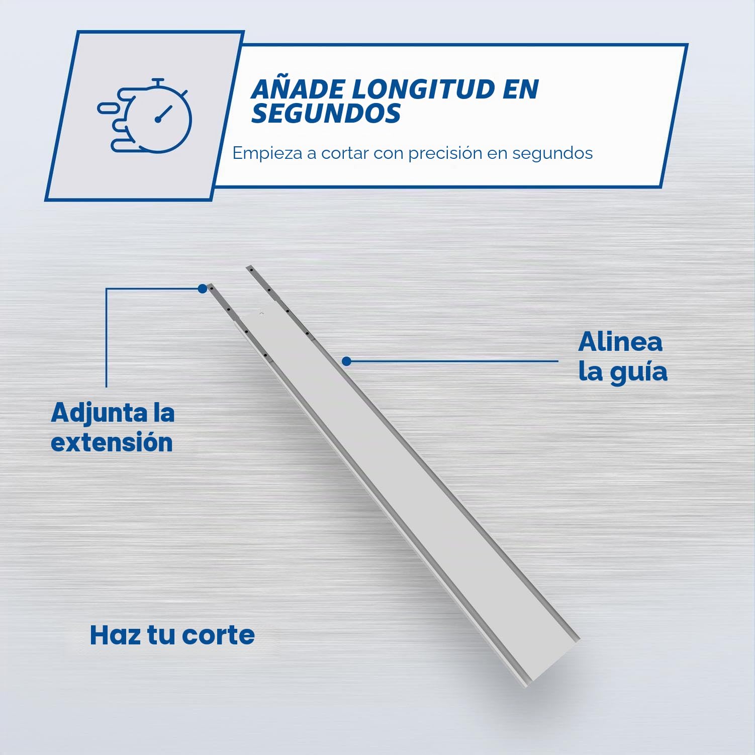 Kreg KMA4600 2' Heavy Duty Straight Edge Guide Extension Rail