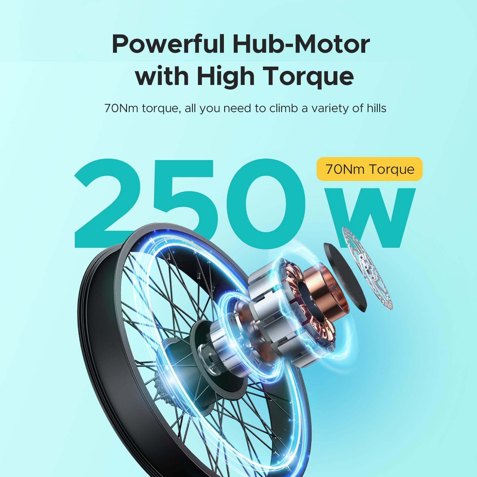 ENGWE E26 rower elektryczny dla kobiet i mężczyzn, 26" x 4" Fat Tire, 250 W, E-rower górski 48 V, 16 Ah, akumulator litowy, długi zasięg do 140 km